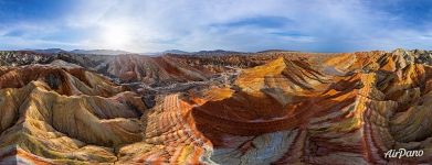 Danxia Colorful Mountains