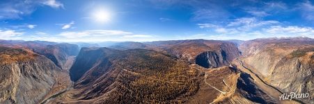 Russia, Altai. Katu-Yaryk Pass. Chulyshman River