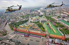 Golden Eagles above Moscow