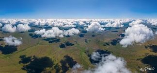 Cloud above Sarmat Cordon. Pre-Ural Steppe