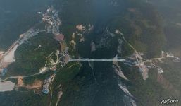 Above Zhangjiajie Glass Bridge