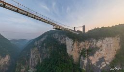 Zhangjiajie Glass Bridge bottom view