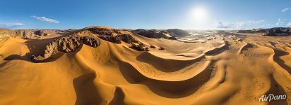 Tassili n’Ajjer National Park from above