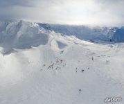 On the slopes of Val Thorens