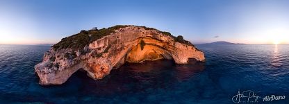 Blue Caves before sunset