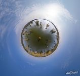 Cypress lake in Louisiana. Planet