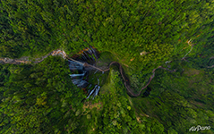 Above Tumpak Sewu Waterfall