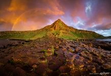 Rainbow over the Giant’s Causeway