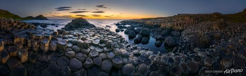 Panorama of Giant’s Causeway