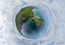 Carrick-a-Rede Rope Bridge. Planet