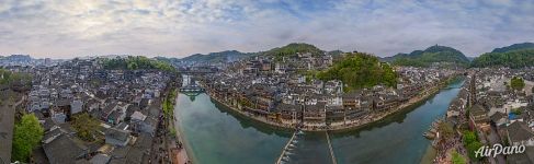 Above embankment of Tuojiang river