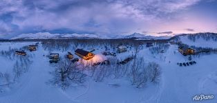 Evening at the Snow Valley