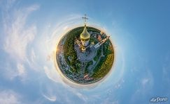 Domes of the Church of the Resurrection. Planet