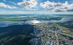 Bird's eye view of Khanty-Mansiysk