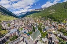 Parish church of St. Mauritius. Zermatt