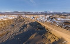 Above sand dune