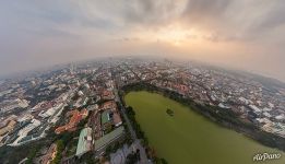 Above Hoàn Kiếm Lake