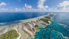 From Bird islet to Motu Mannikiba (Seabird islet)