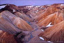 Northern Fjallabak area. Domadalur and Landmannalaugar