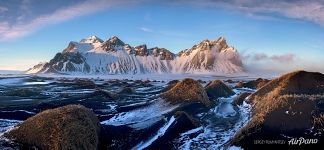 Vestrahorn Iceland at Stokksnes peninsula