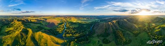 Durdush tract and Durdush mountain. Panorama