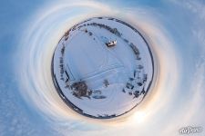 Kizhi in winter. Planet