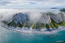 White cliffs of Iturup