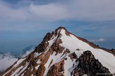 Wedding atop a volcano. Kamchatka