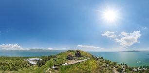 Panorama of Sevanavank monastery