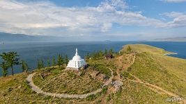 Buddhist Stupa at Ogoy Island