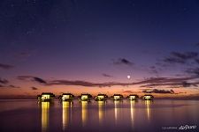 Maldives at night