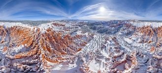 Main Amphitheater. View to the Inspiration point, Bryce Canyon, USA