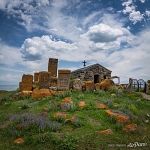 Medieval cemetery at Lake Sevan