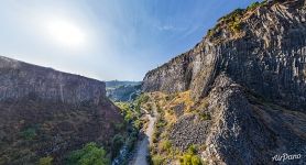 Frozen Lava Streams near the village of Garni