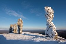 Pillars from the touristic route