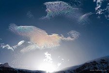 Rainbow clouds in Himalayas