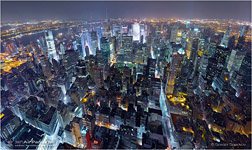 USA, New-York. Night Manhattan