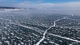 Baikal Lake in winter