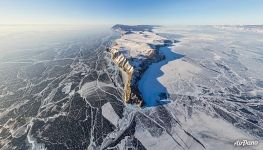 Olkhon Island from the altitude 1000 meters