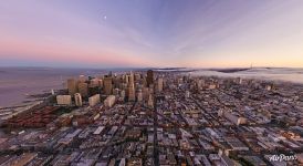 San Francisco in the fog