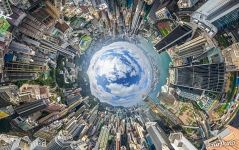 Sky over Hong Kong